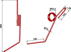 Wiedegtand Ø10mm