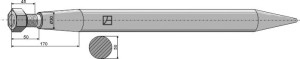 Dent grande charge 1100mm