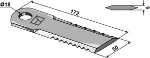 Couteau broyeur de paille