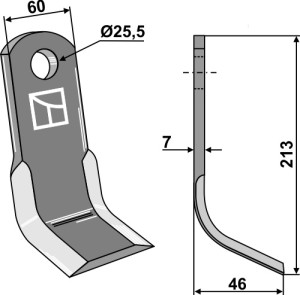 Y-mes 213x60mm
