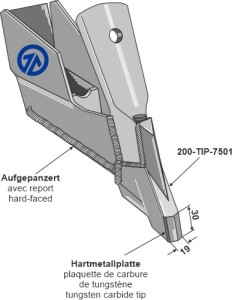 Snel-wissel-beitel - 19mm