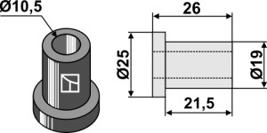 Bus 26xØ10,5xØ25