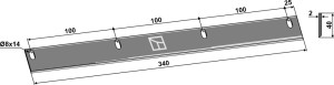Couteau pour mélangeurs de fourrage