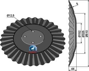 Disque Razor Ø510x5