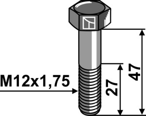 Bout - M12x1,75 - 10.9