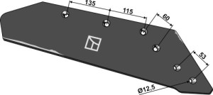 Wechselspitzenschar - 16'' - rechts