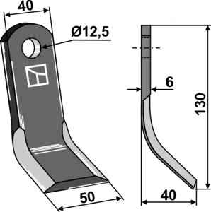 Y-mes 130x40mm