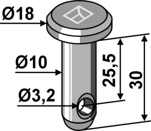 Splitpen Ø10x30