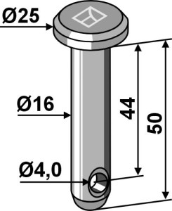 Splitpen  Ø16x45