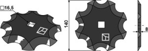 Couteau pour mélangeurs de fourrage