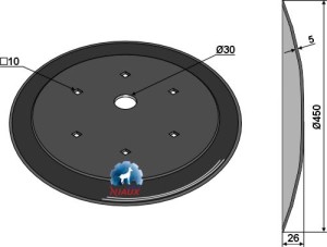 Disque houblon Ø450x5