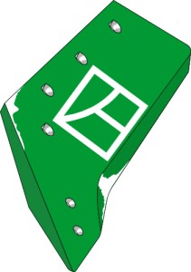 Reversible point share - 16'' - left