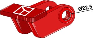 Gaffel rechts
