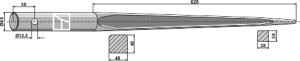 Dent de chargeur 1250mm