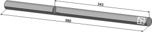Dent de rotor Ø32