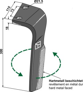 Kreiseleggenzinken, links