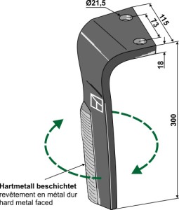 Kreiseleggenzinken, rechts