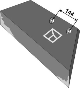 Reversible point share - 14'' - right