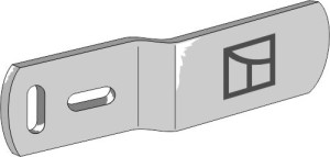 Afstrijker - links