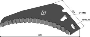 Couteau d'ensileuse 420mm