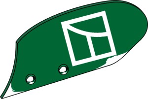 Voorschaarrister - links