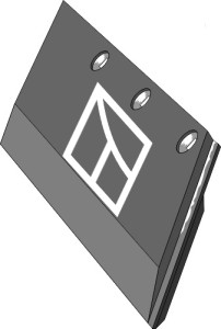 Soc partie arrière renforcé 11x150 SB56P R - droite