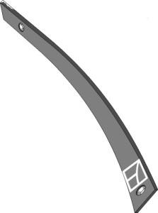 Lame claire-voie BS20 R - 740 - droite