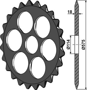 Breaker ring - Ø575mm