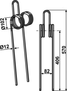 Wiedegtand Ø12mm