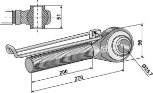 Spindel M42x3 - 200