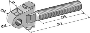 Stangkop Ø32