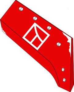 Reversible point share - 14'' - right