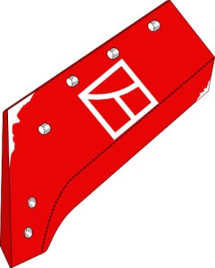 Reversible point share - 14'' - left
