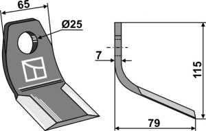 Y-mes 115x65mm