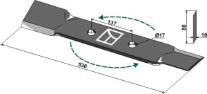 Maaimes 530mm - links