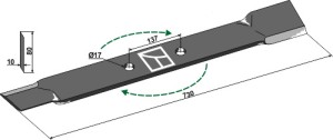 Maaimes 730mm - rechts