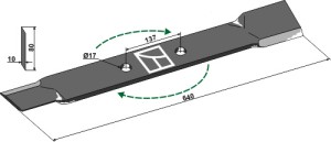 Maaimes 640mm - rechts