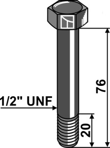 Bout - 1/2''