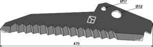 Couteau d'ensileuse 470mm