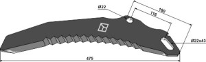 Couteau d'ensileuse 475mm