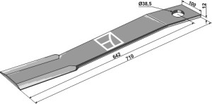 Maaimes 710mm