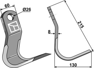 Y-mes 215x60mm