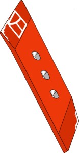 Reversible point 13mm - left