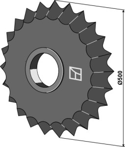 Toothed roller-ring - Ø500mm