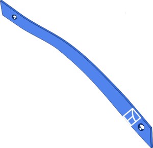 Lame claire-voie SRP330W3 - droite