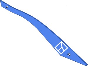 Lame claire-voie SRP330W4 - droite