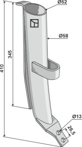 Injecteerbuis Ø58
