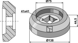 Flange intern Ø138