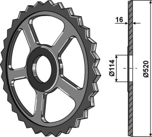 Breaker ring - Ø520mm