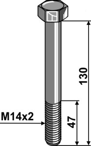 Bout M14x130 - 10.9